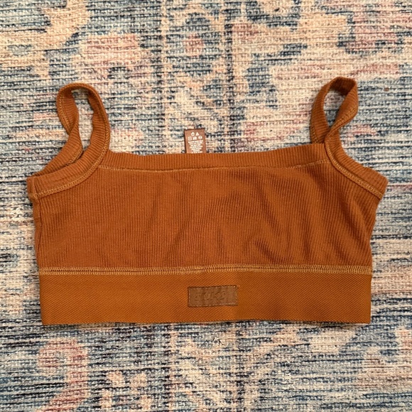 ✨✨SKIMS Rust Ribbed Bra - Picture 1 of 4